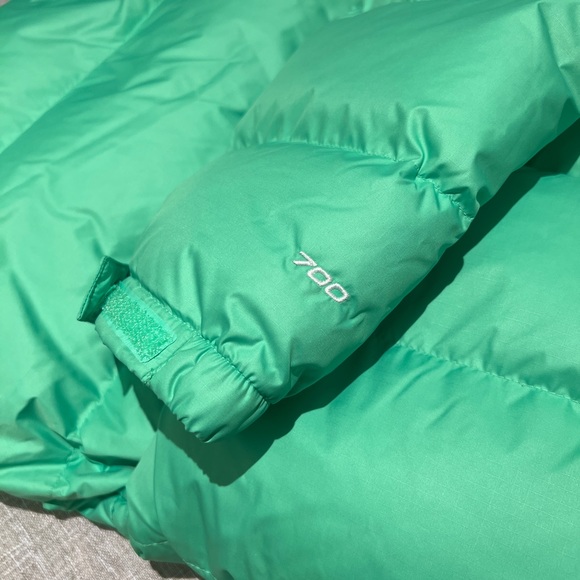 🪀🥎NWT The North Face 1996 Nuptse Jacket Neon Green • Size M - Picture 6 of 9